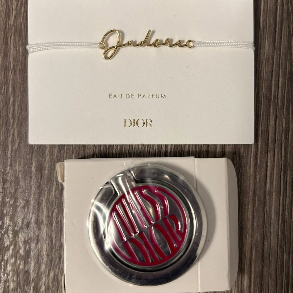 Dior Bague Smartphone Ring & Jadore Rope Bracelet Combo